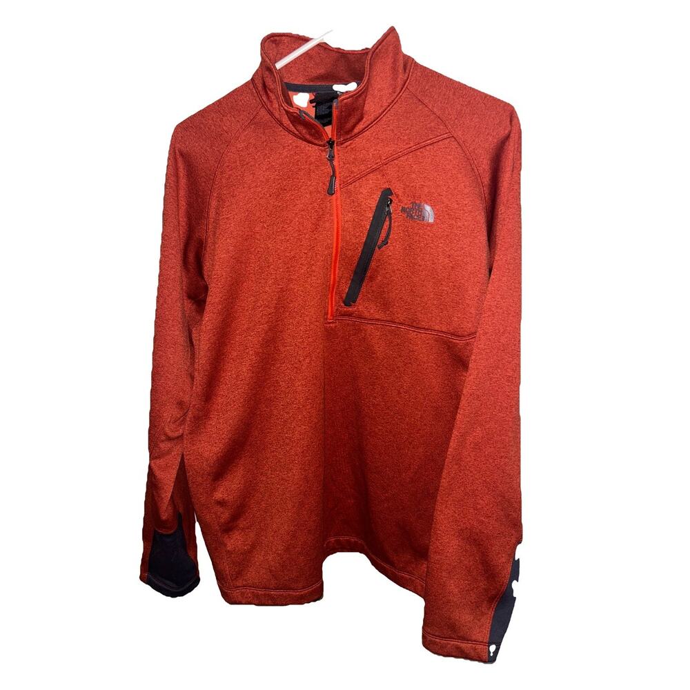 The North Face Orange Quarter-zip XL